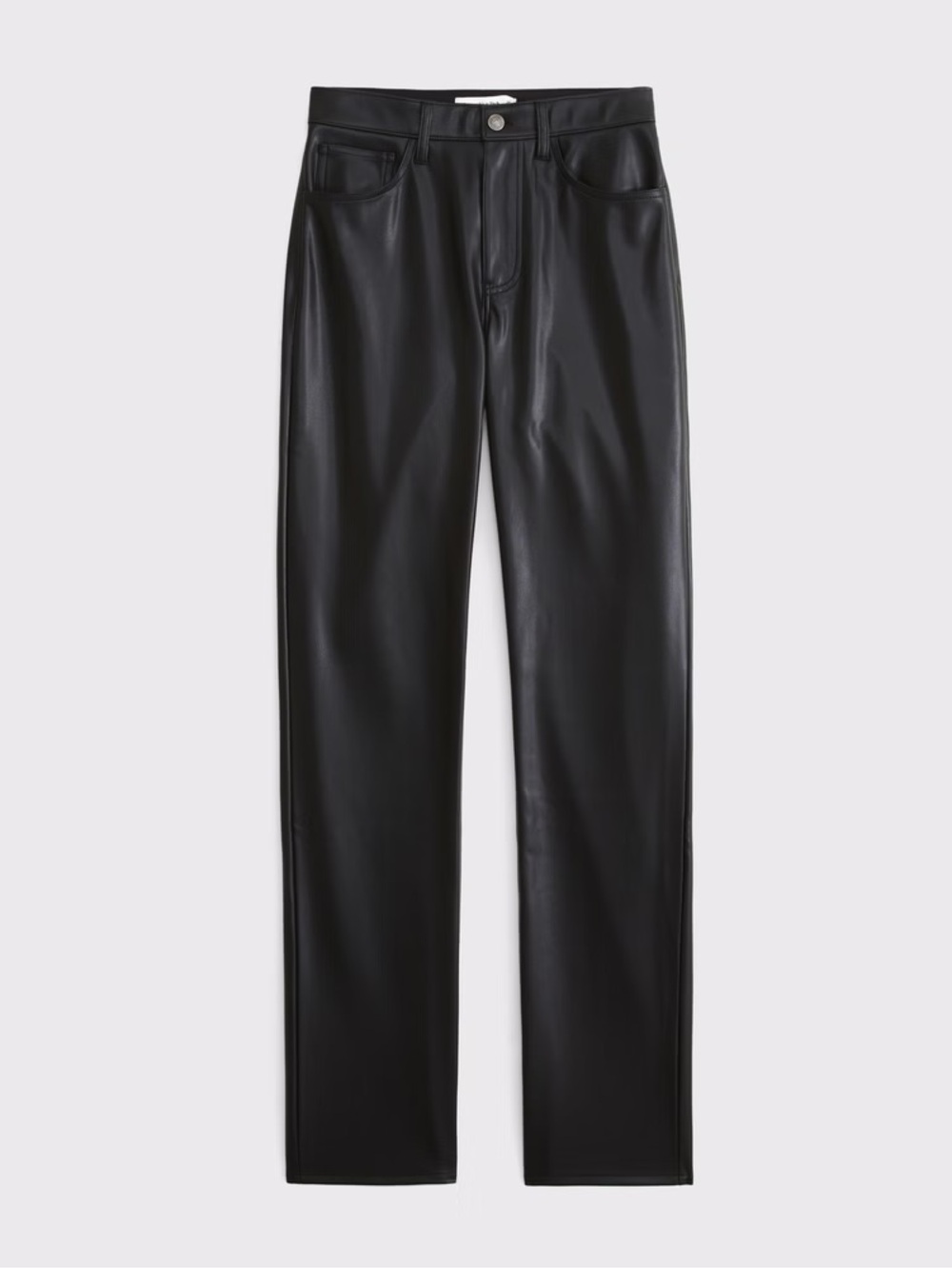 Abercrombie & Fitch 90’s Straight Ultra High Rise Faux Leather Pants